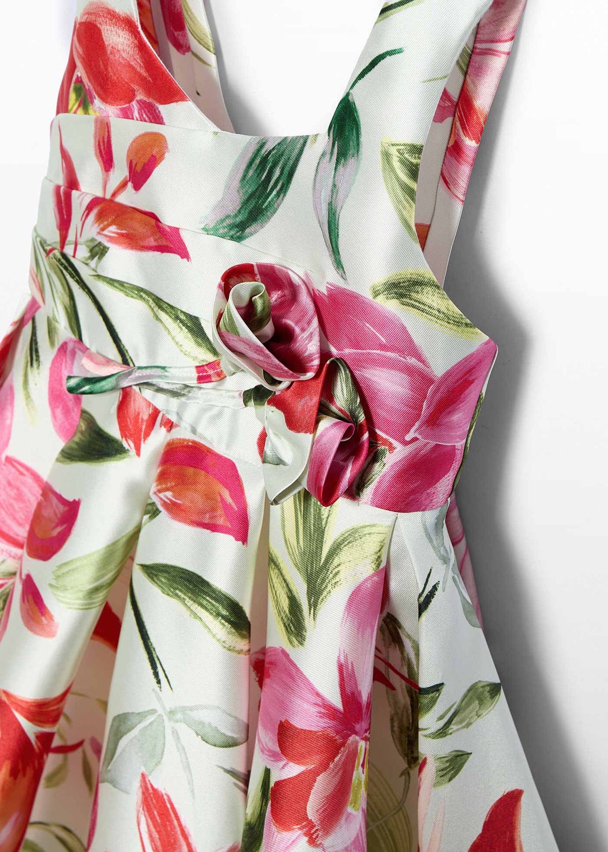 Abel & Lula Abel & Lula Floral Print Mikado Dress - Little Miss Muffin Children & Home