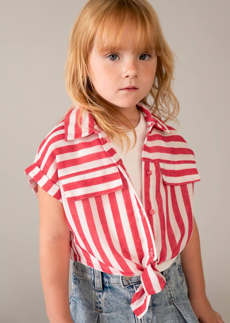 Striped Button Up Top & Tank Set