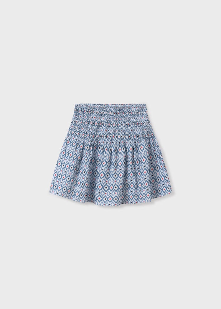 Mayoral Usa Inc Mayoral Smocked Waist Printed Skirt - Little Miss Muffin Children & Home