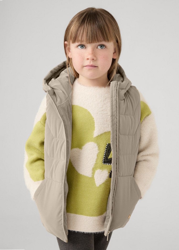 Mayoral Usa Inc Mayoral Quilted Vest in Mocha - Little Miss Muffin Children & Home