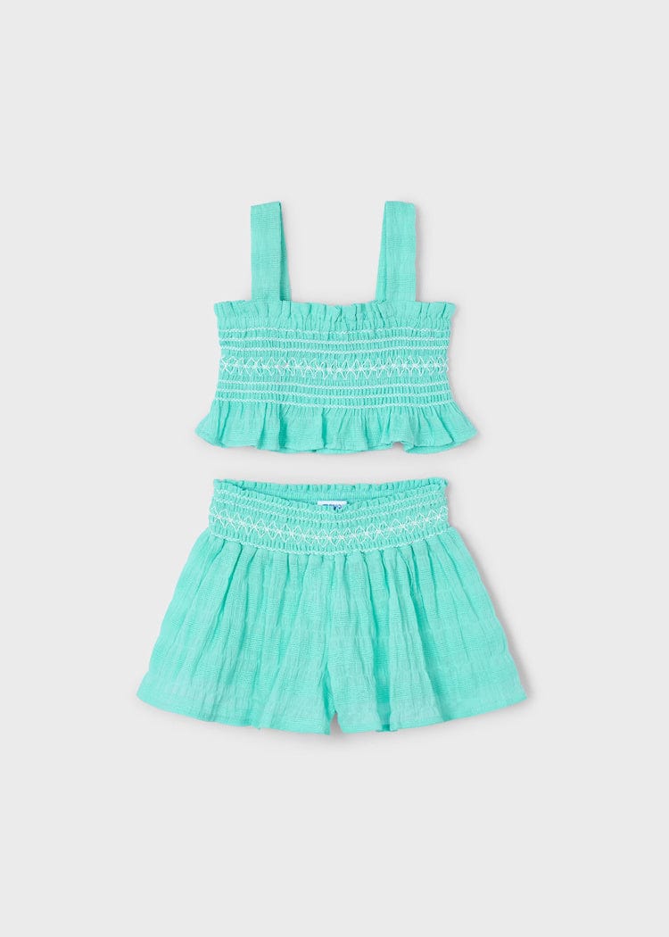 Mayoral Usa Inc Mayoral Smocked Short Set - Little Miss Muffin Children & Home