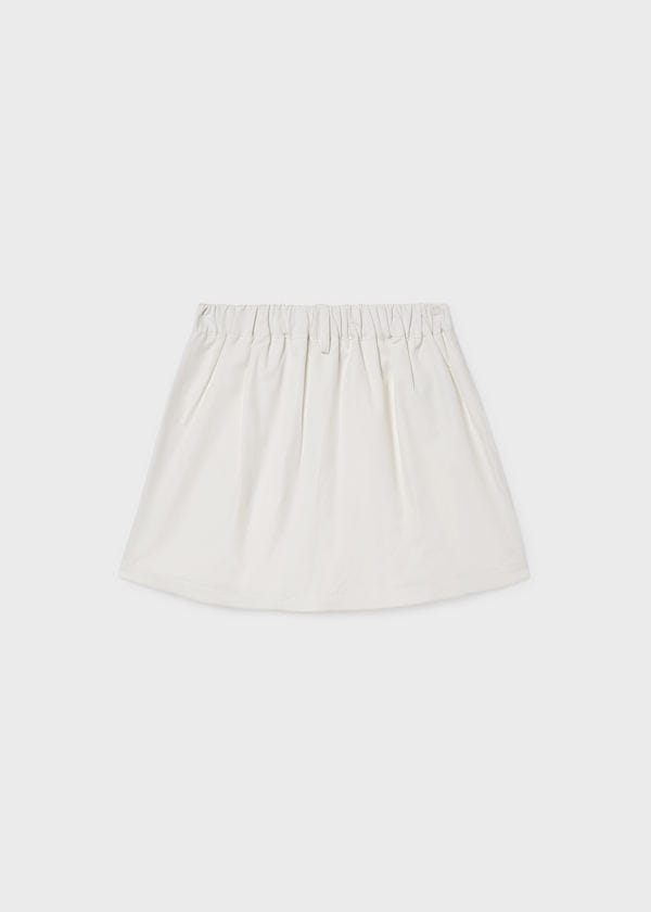 Pleated Skort in Natural