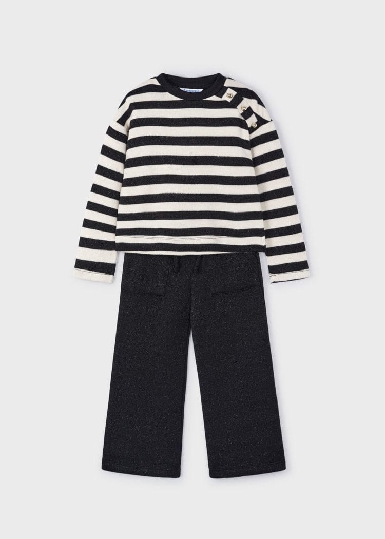 Mayoral Usa Inc Mayoral Striped Sweatshirt & Pants Set - Little Miss Muffin Children & Home