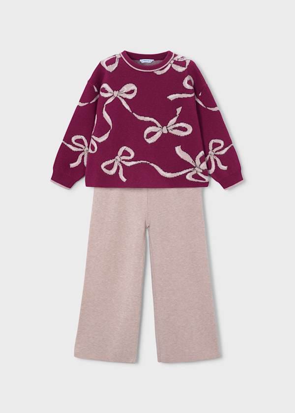 Knit Sweater & Pants Set