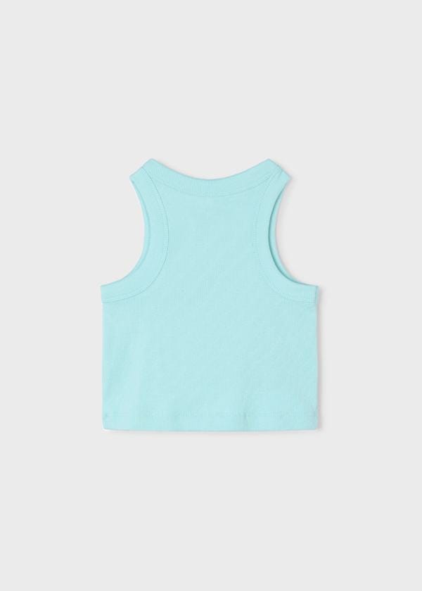 Studded Tank Top in Anise