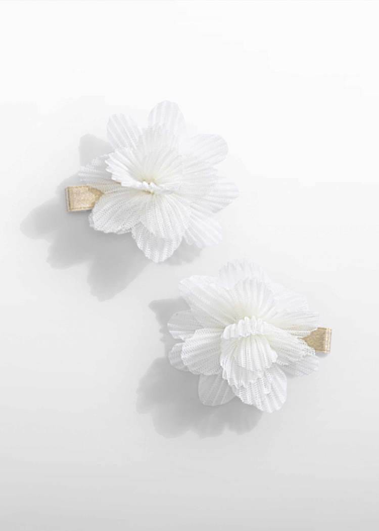 Abel & Lula Tulle Hair Clip Set in Cream - Little Miss Muffin Children & Home