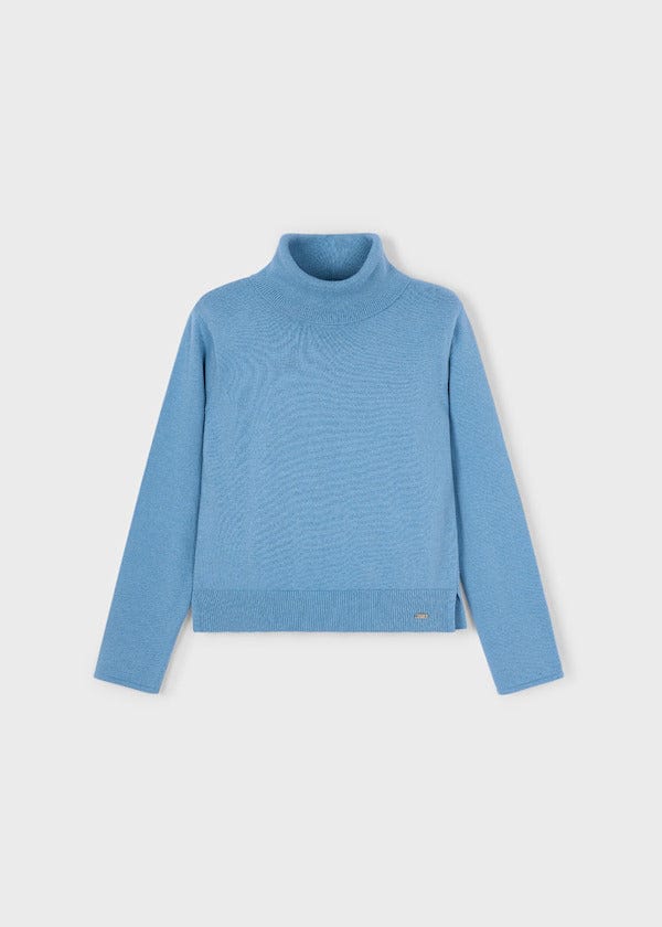 Mayoral Usa Inc Turtleneck Sweater in Ocean - Little Miss Muffin Children & Home