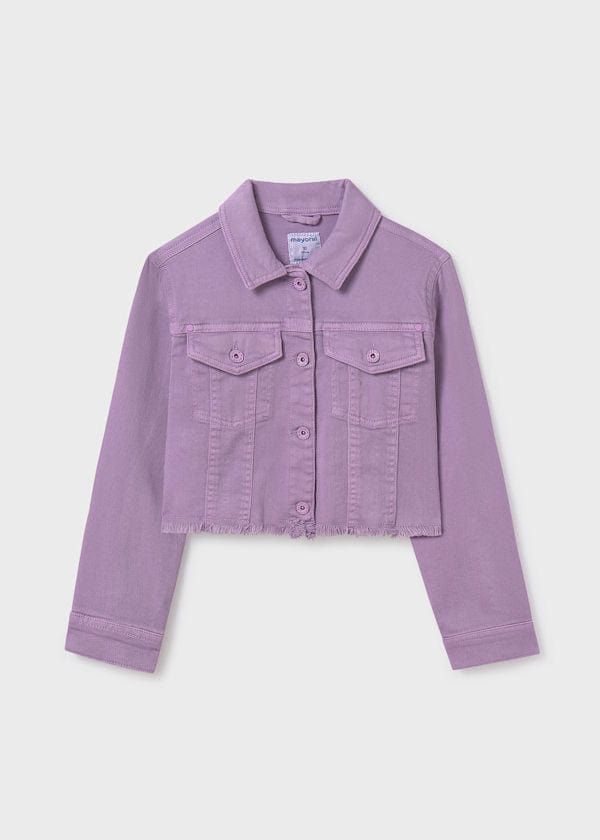 Mayoral Usa Inc Mayoral Twill Jacket with Frayed Hem - Little Miss Muffin Children & Home