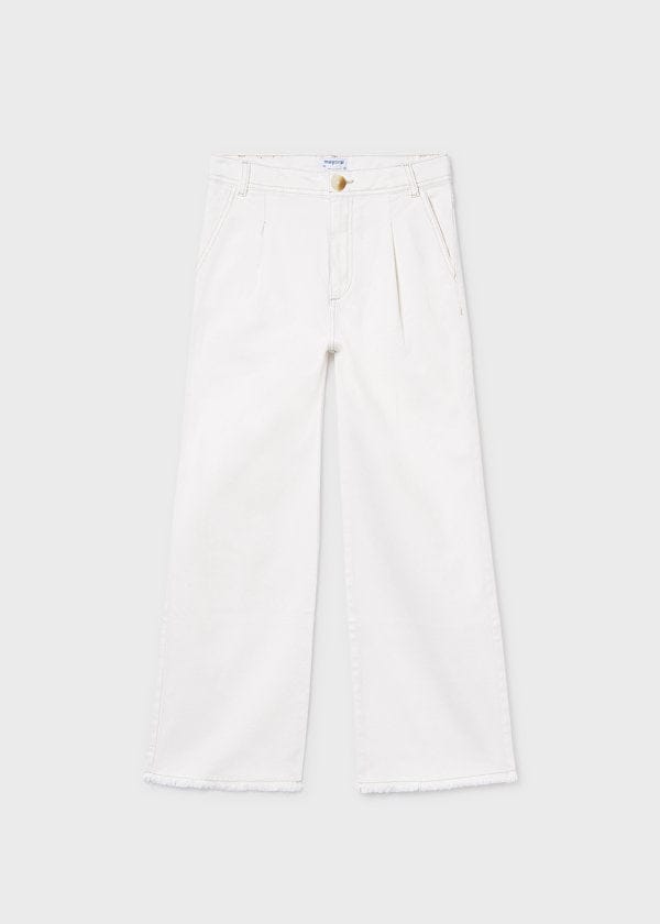 Mayoral Usa Inc Raw Edge Twill Pleated Pants - Little Miss Muffin Children & Home