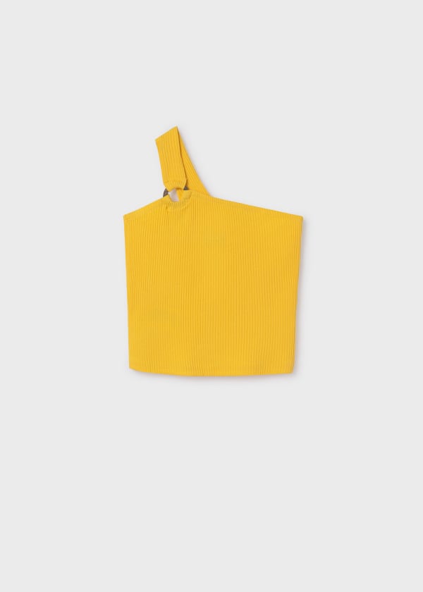 Mayoral Usa Inc Mayoral One-Shoulder Ribbed Tank - Little Miss Muffin Children & Home