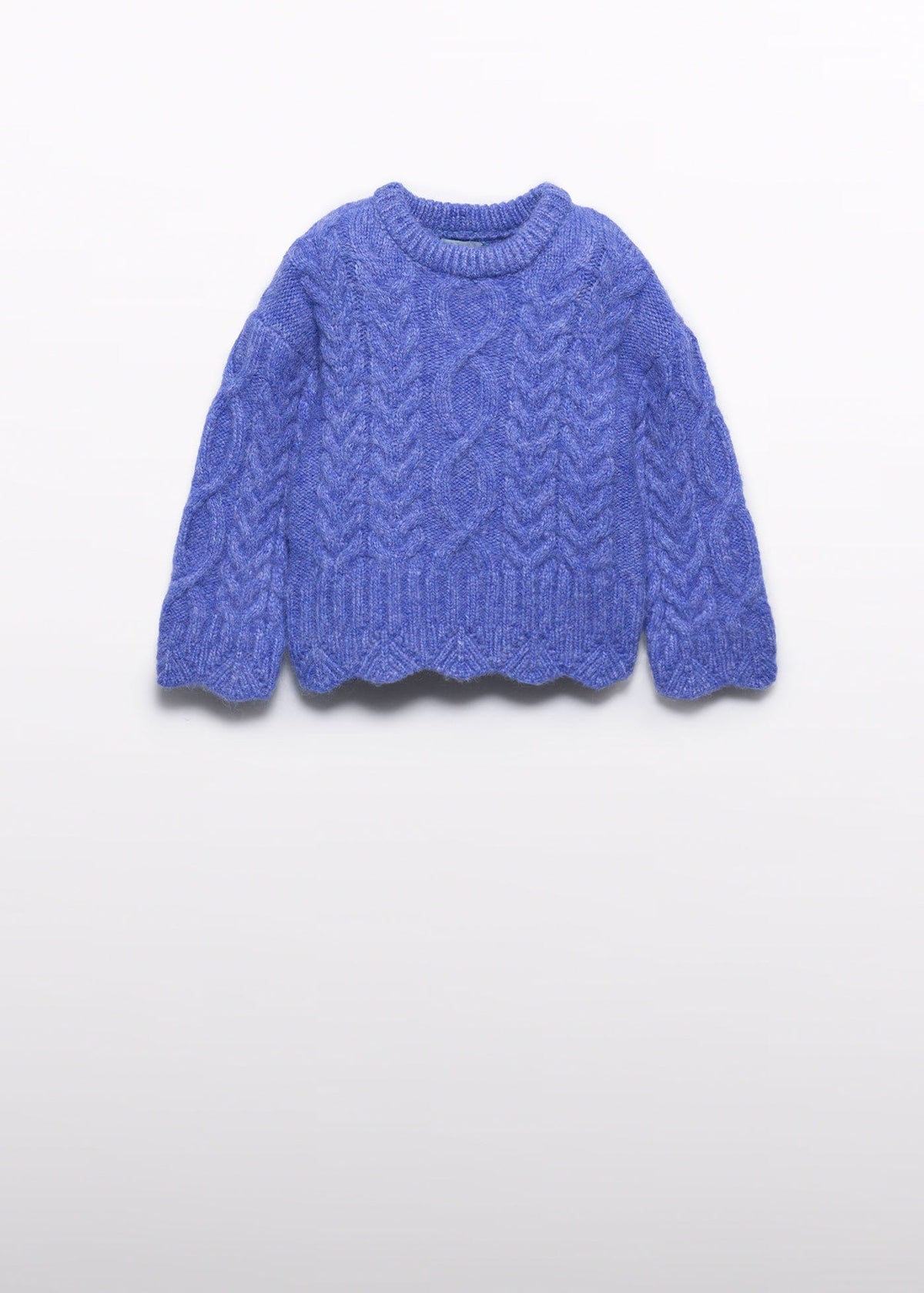 Abel & Lula Abel & Lula Cable Knit Sweater in Indigo - Little Miss Muffin Children & Home