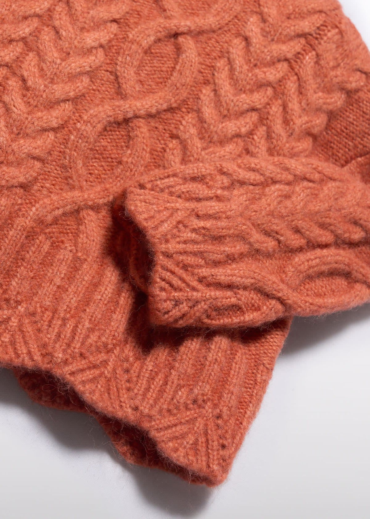 Abel & Lula Abel & Lula Cable Knit Sweater in Orange - Little Miss Muffin Children & Home