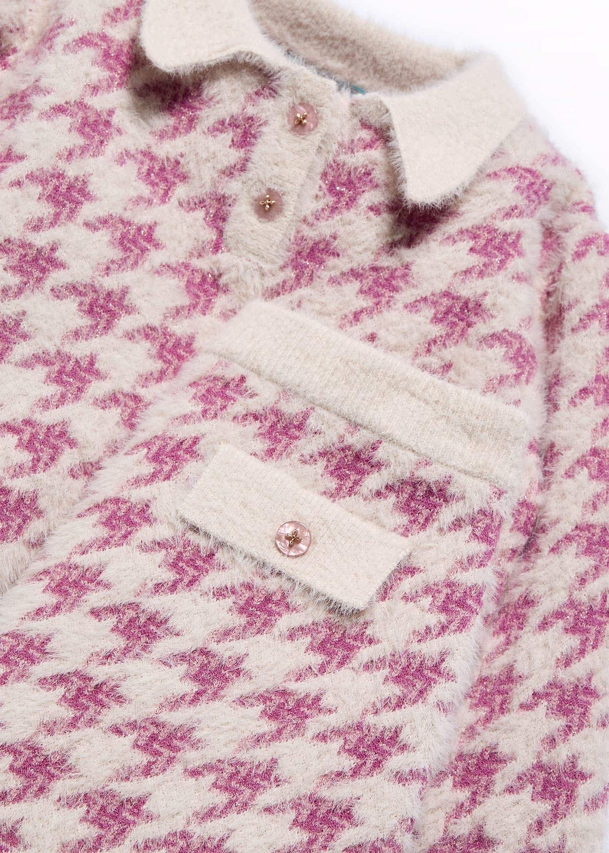 Abel & Lula Abel & Lula Houndstooth Knit Skirt Set - Little Miss Muffin Children & Home