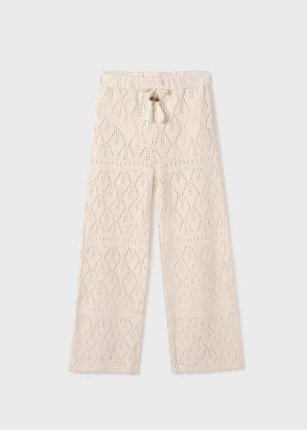Mayoral Usa Inc Mayoral Openwork Eyelet Pants - Little Miss Muffin Children & Home