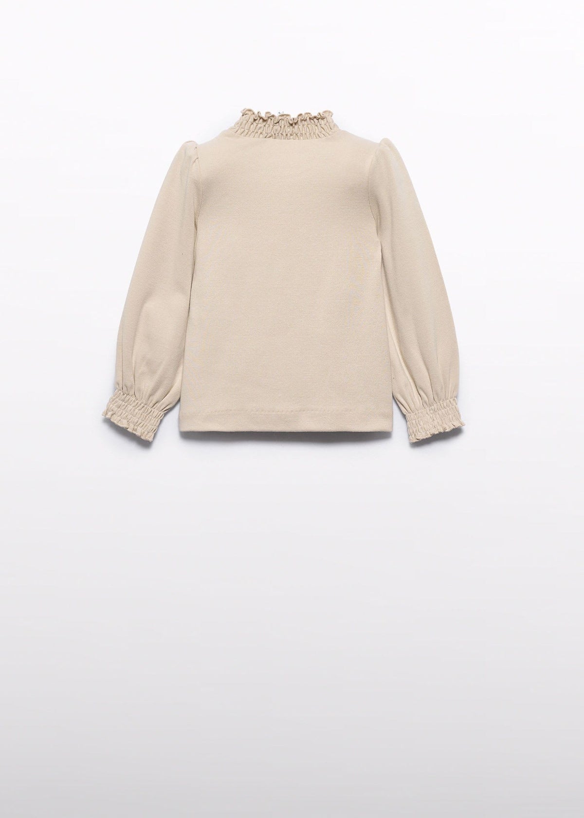 Abel & Lula Abel & Lula Ruffled Neck Sweater in Golden - Little Miss Muffin Children & Home