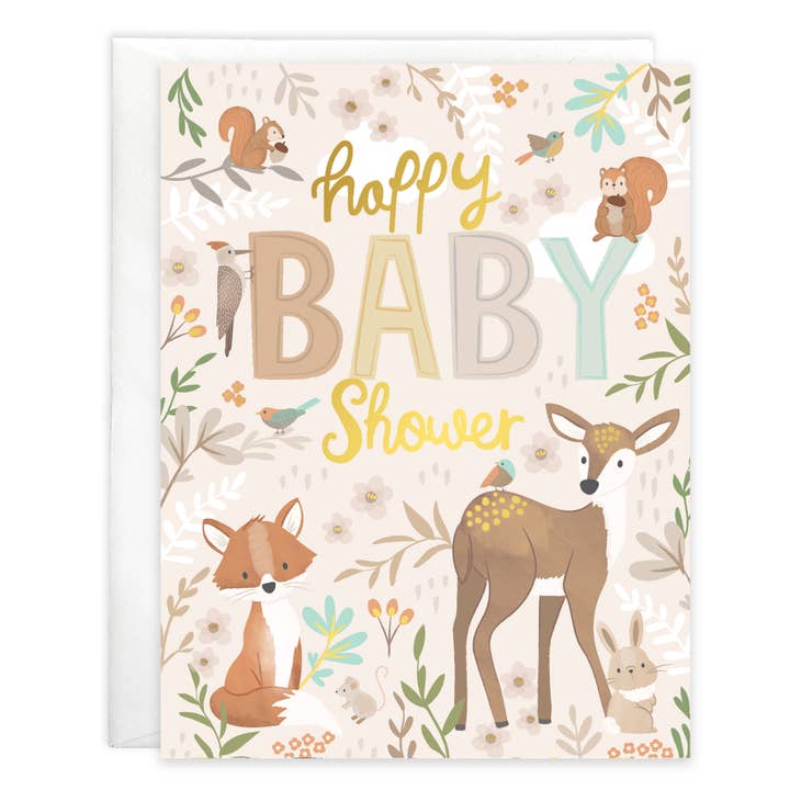 happy baby shower card