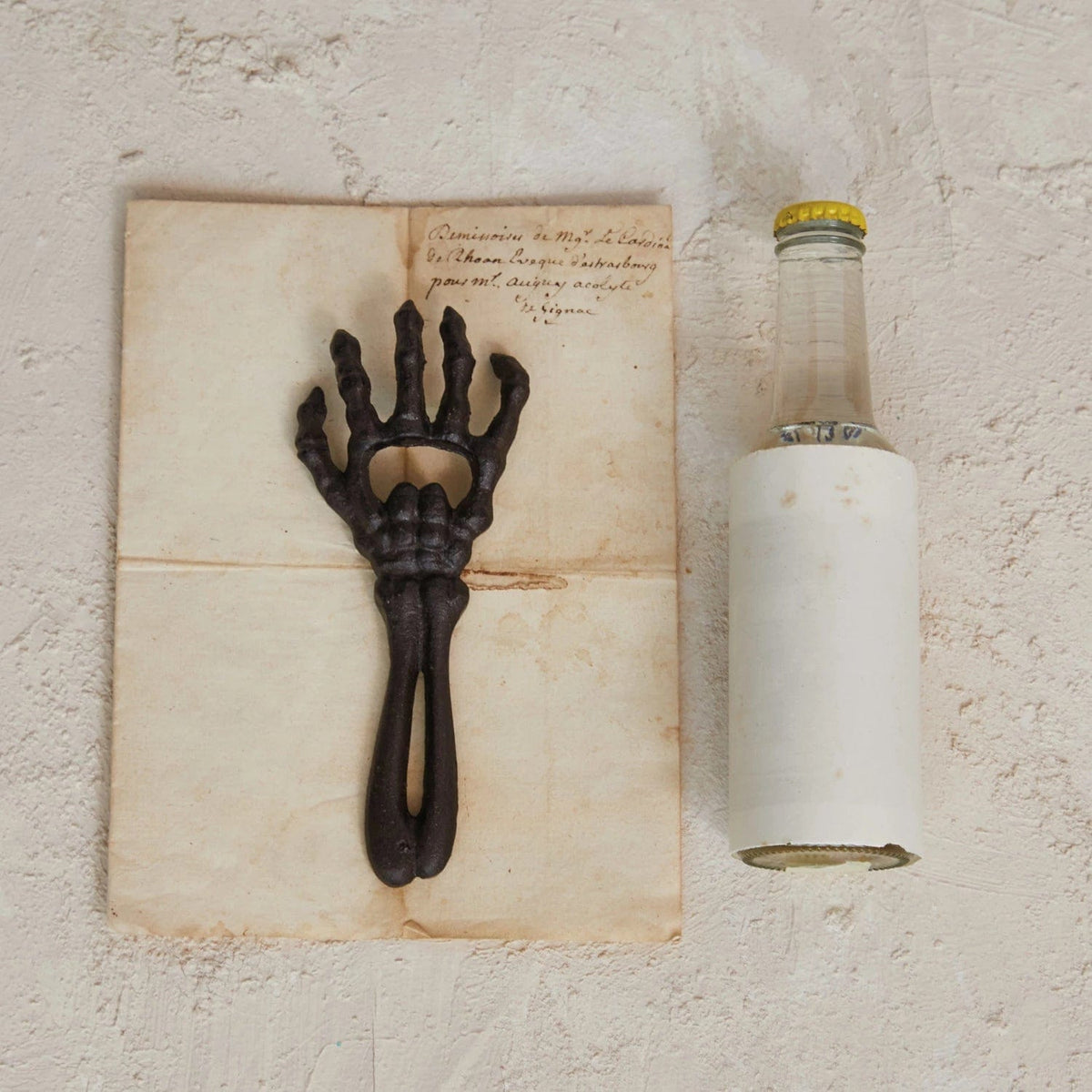 Creative Co-op Creative Co-op Cast Iron Skeleton Arm Bottle Opener - Little Miss Muffin Children & Home