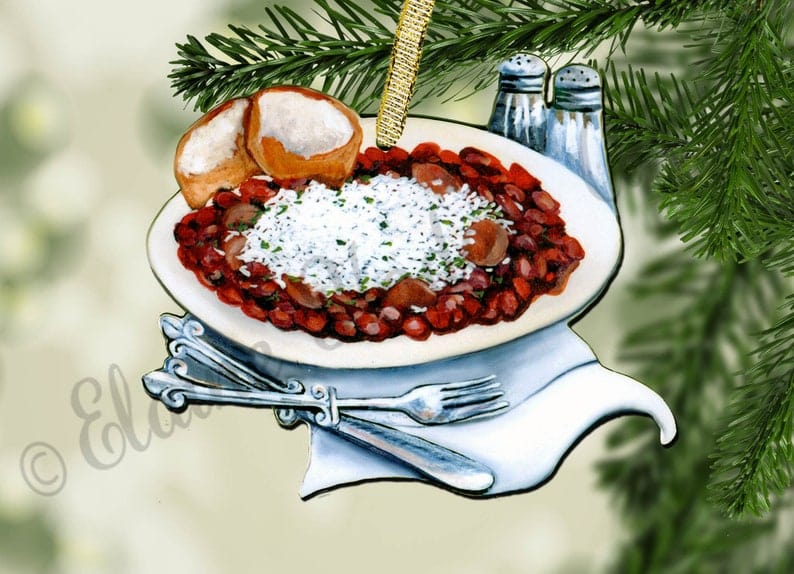 Creative Moods Creative Moods Red Beans and Rice Ornament - Little Miss Muffin Children & Home