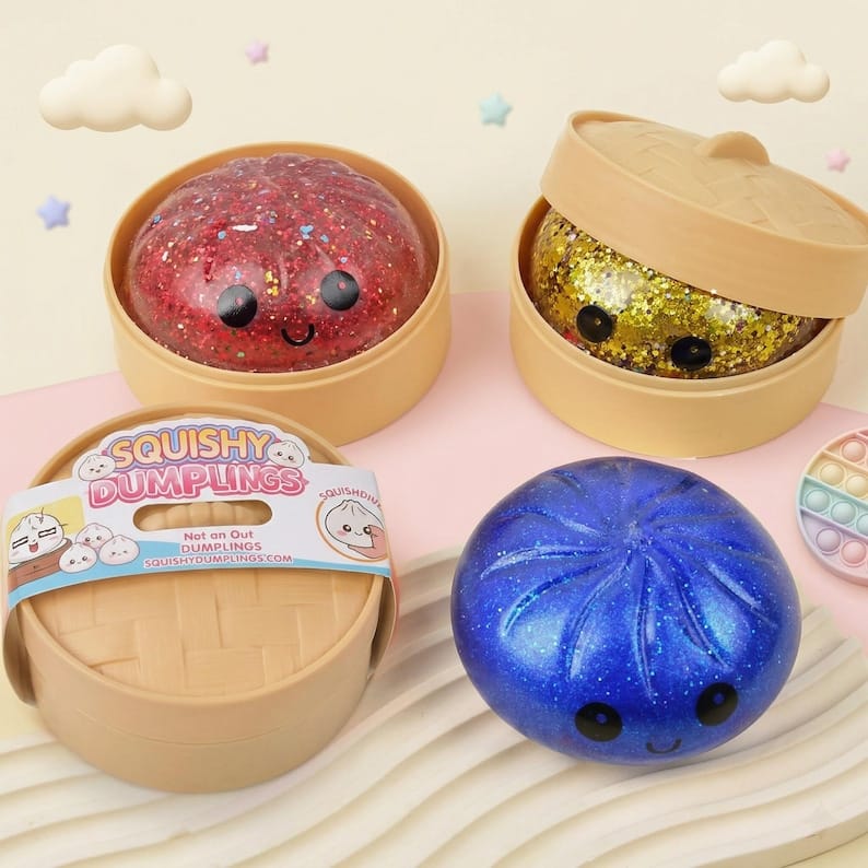 Assorted Mystery Squishy Dumpling Stress Relief Toy