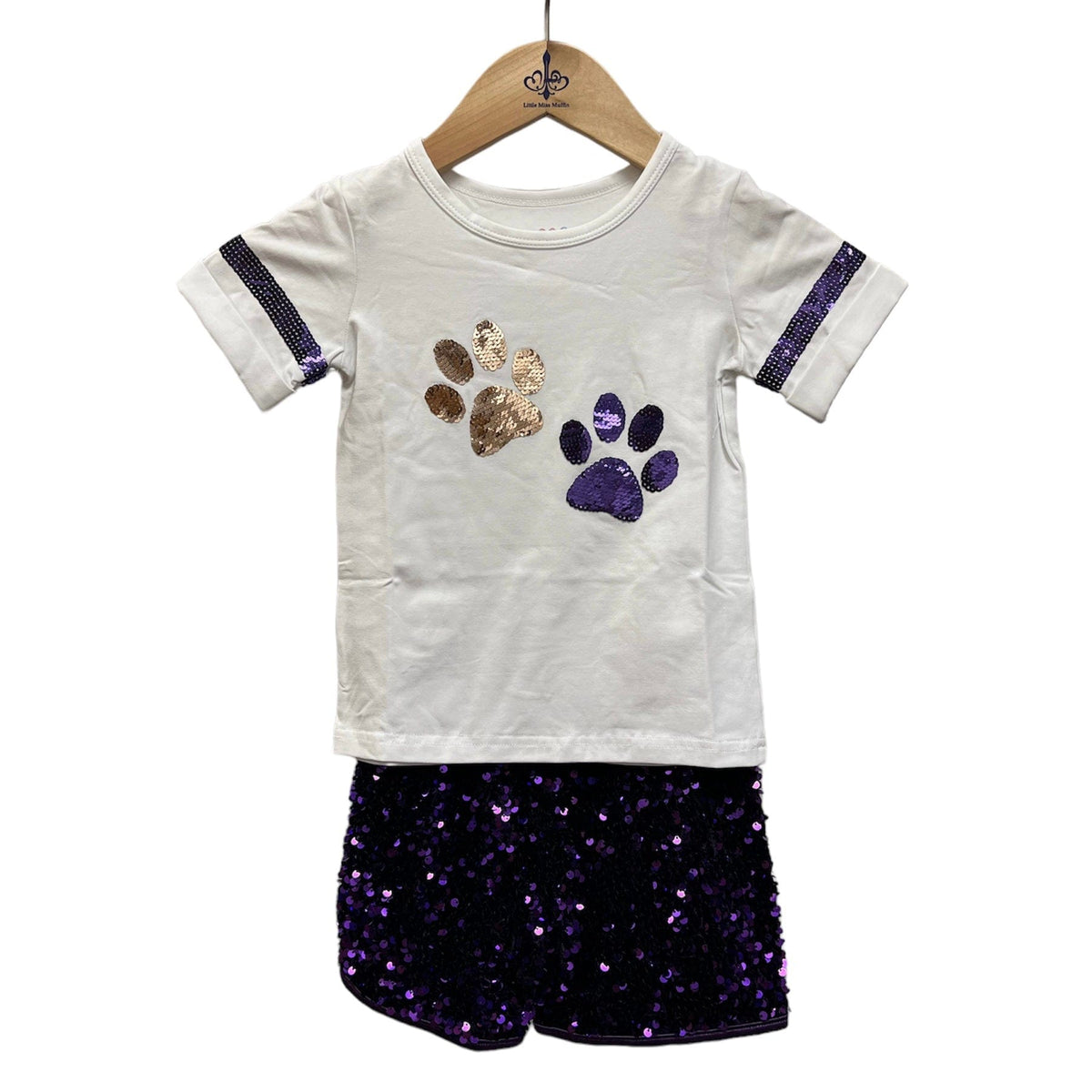 Lulu Bebe Lulu Bebe Sequin Shorts - Little Miss Muffin Children & Home