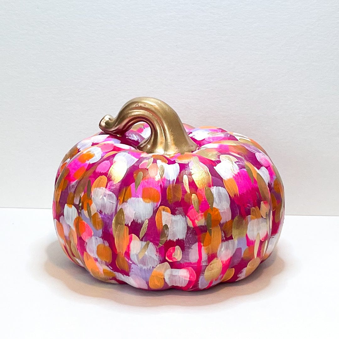 Jessica Reynolds Art Large Pink Abstract Pumpkin - Little Miss Muffin Children & Home
