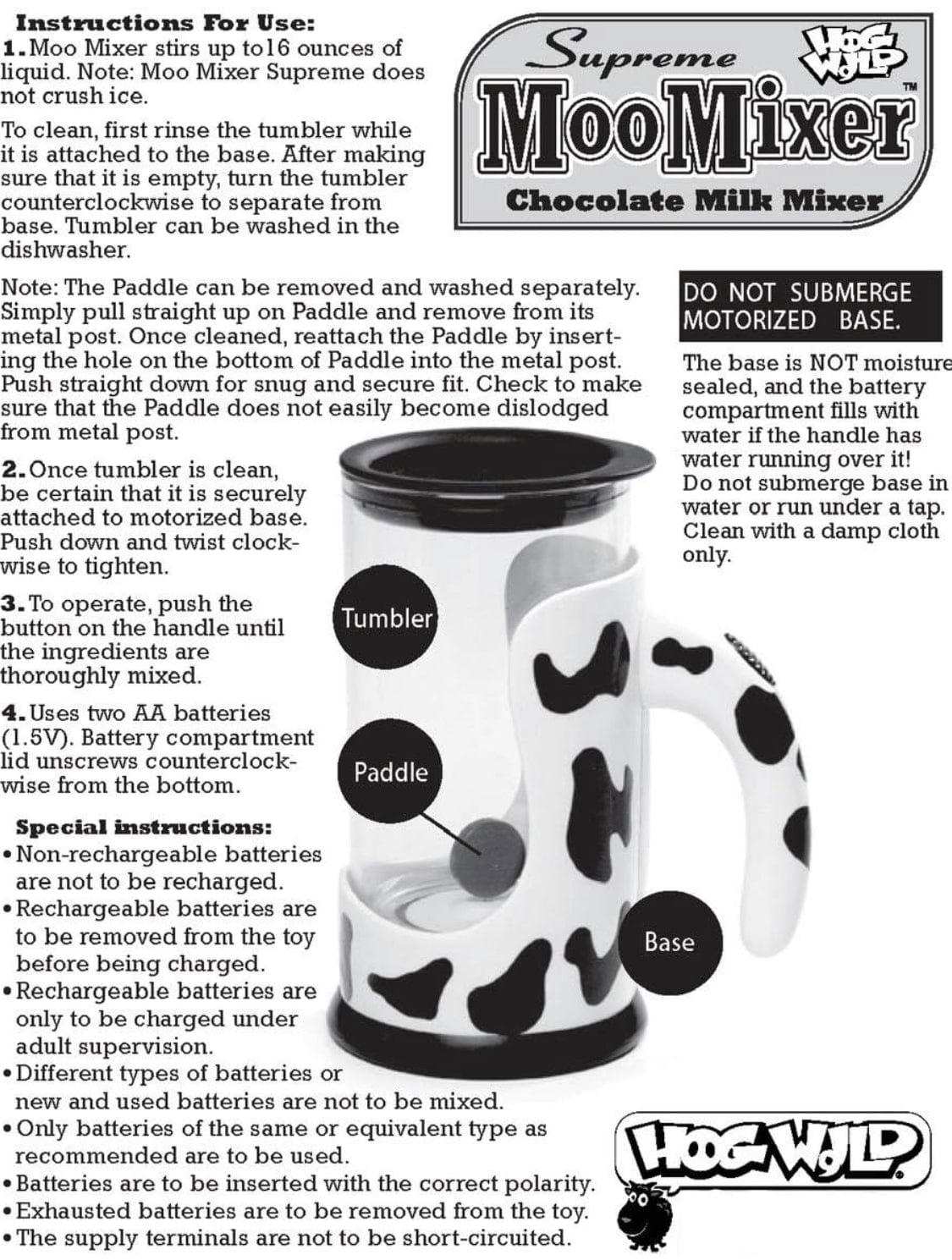 Hog Wild Toys Hog Wild Toys Moo Mixer - Little Miss Muffin Children & Home