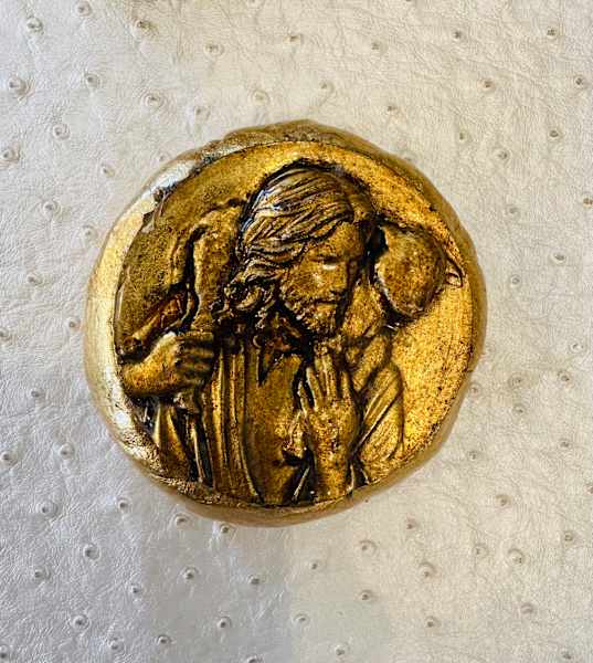 jesus gold medallion