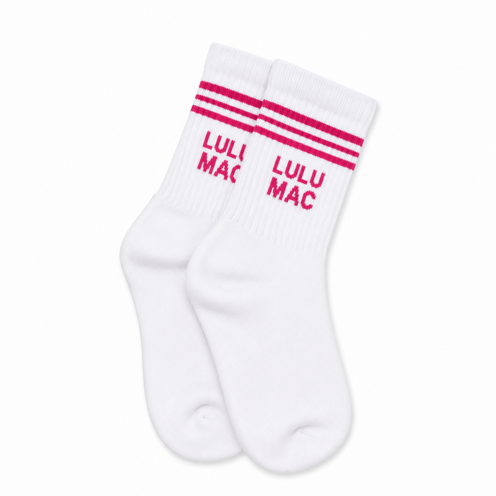 Girlie Girl Originals Lulu Mac Socks Single Pair - Hot Pink - Little Miss Muffin Children & Home