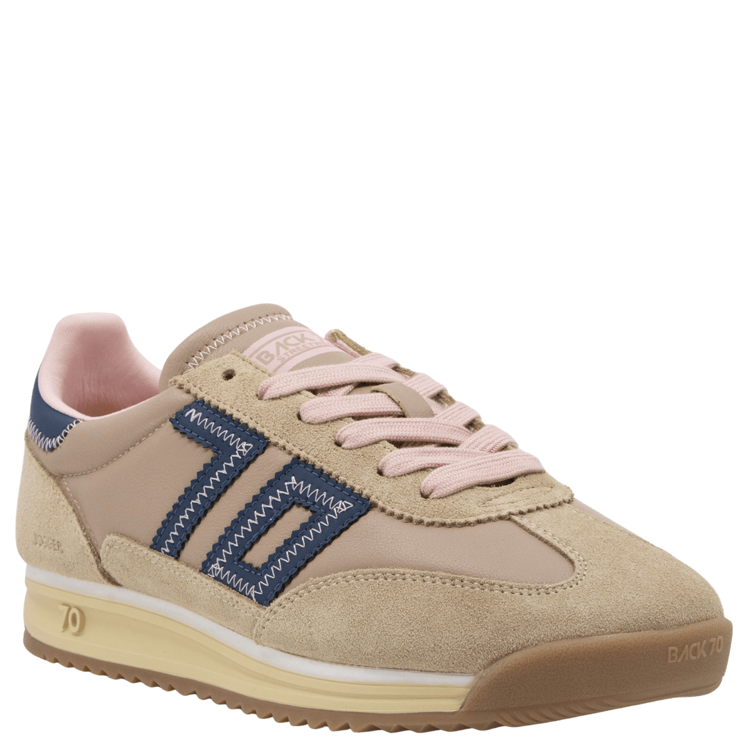 pink and beige every day casual sneaker