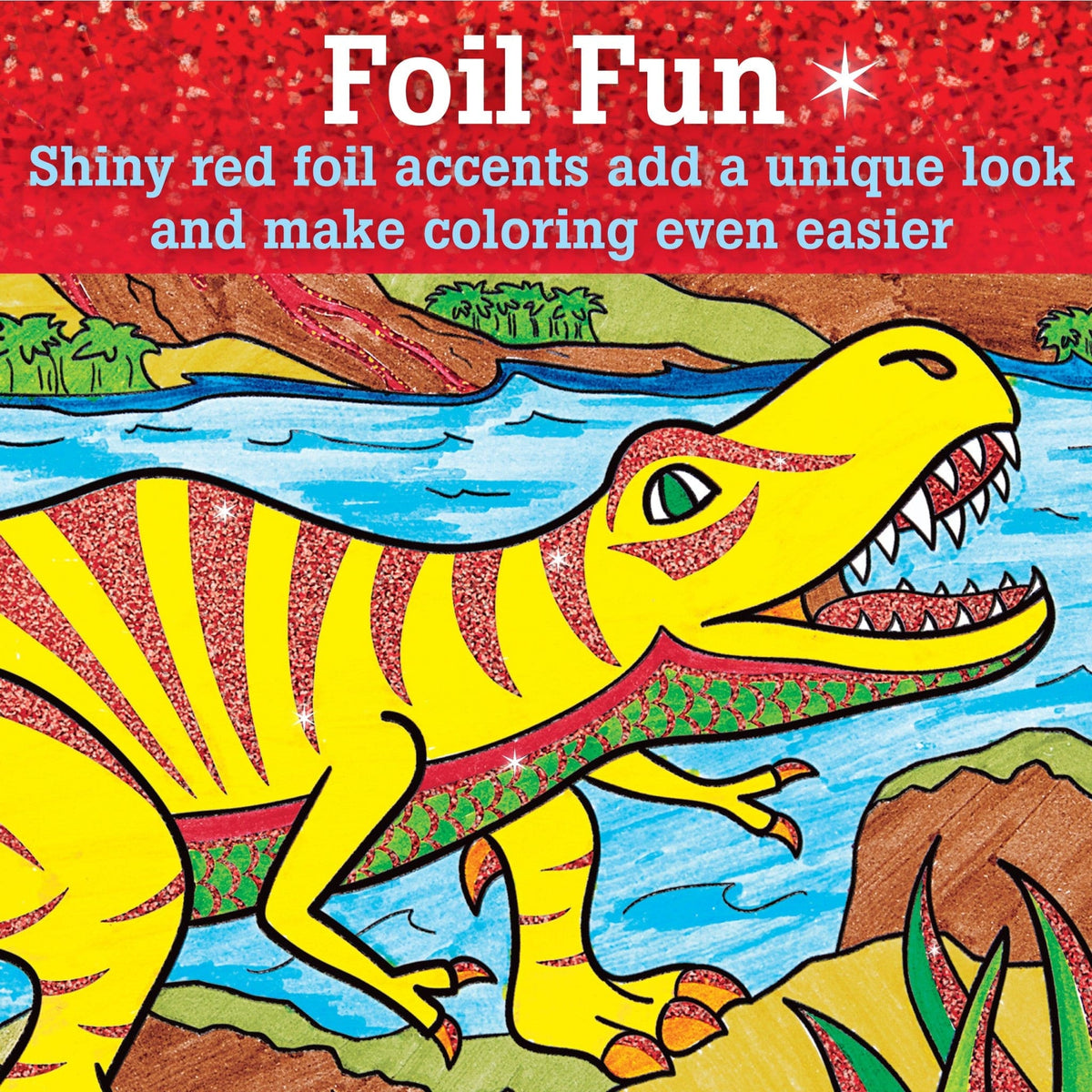 Faber Castell Faber Castell Color By Number T-Rex Foil Fun - Little Miss Muffin Children & Home