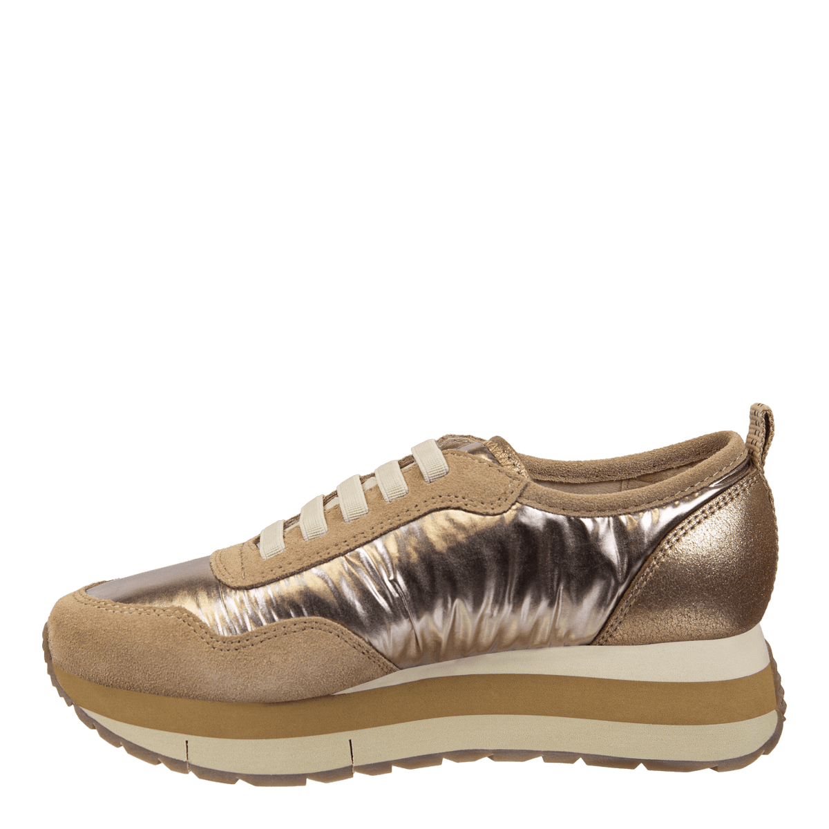 Naked Feet Naked Feet Kinetic Platform Sneakers Gold - Little Miss Muffin Children & Home