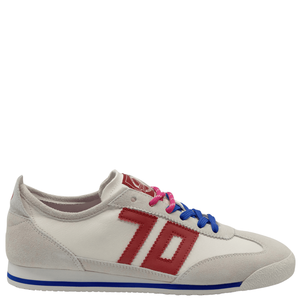 Back 70 Streetwear Leon Sneakers in White/Red - Little Miss Muffin Children & Home