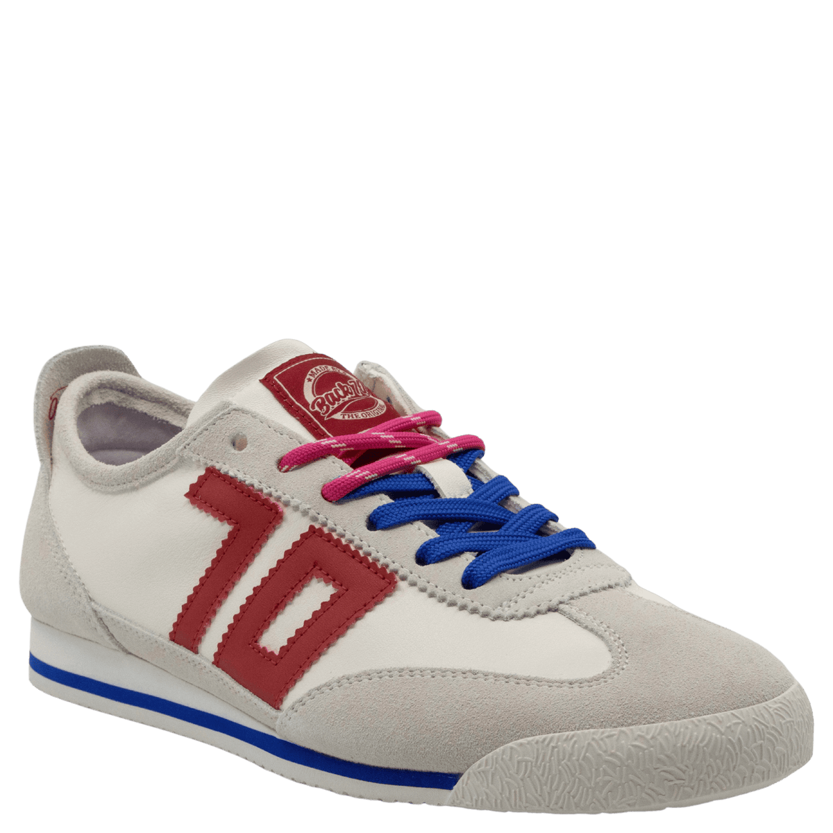 Back 70 Streetwear Leon Sneakers in White/Red - Little Miss Muffin Children & Home