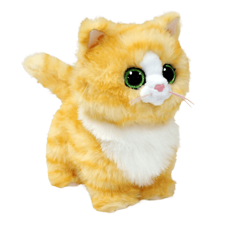 Ty Inc Beanie Babies Melanie the Gold Tabby Cat 6" Plush - Little Miss Muffin Children & Home
