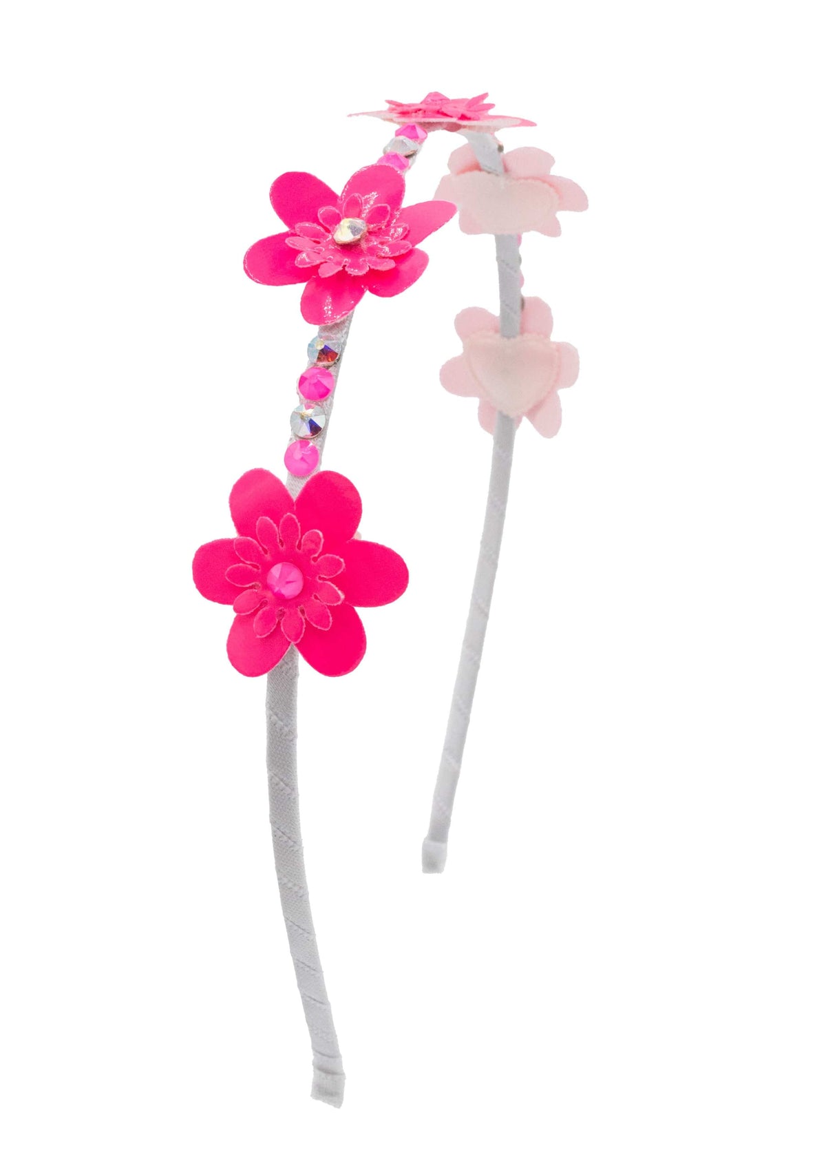 Bari Lynn Multi Flower Leather Halo Headband - Little Miss Muffin Children & Home