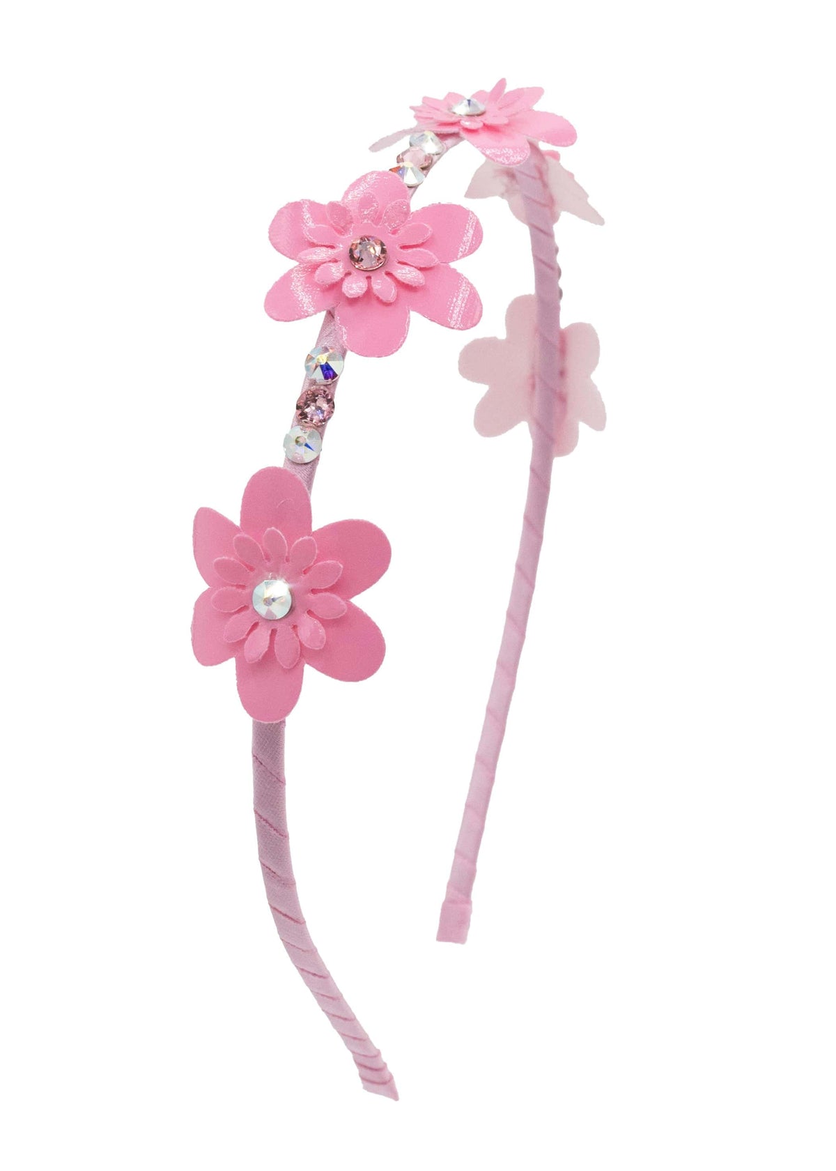 Bari Lynn Multi Flower Leather Halo Headband - Little Miss Muffin Children & Home