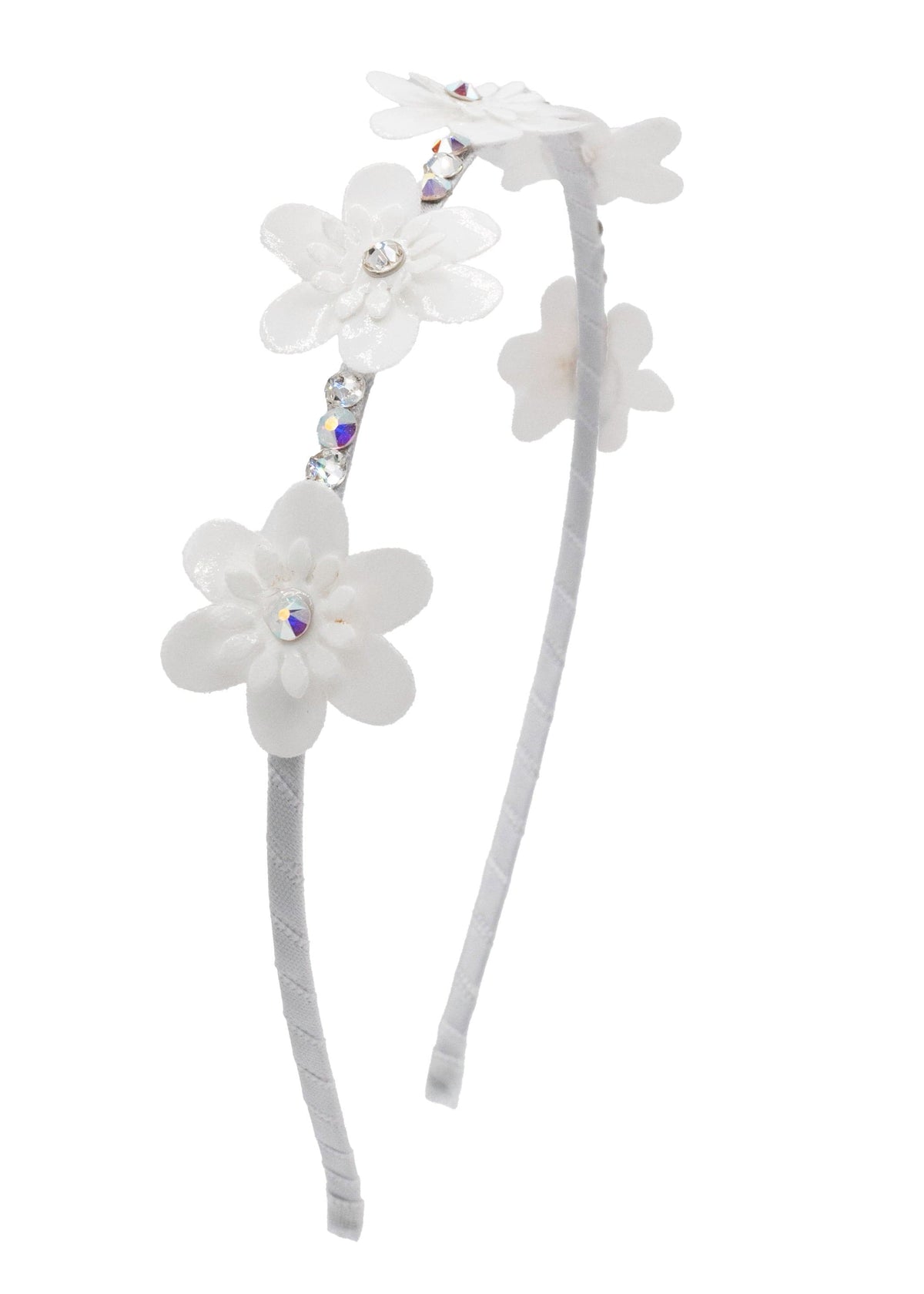 Bari Lynn Multi Flower Leather Halo Headband - Little Miss Muffin Children & Home