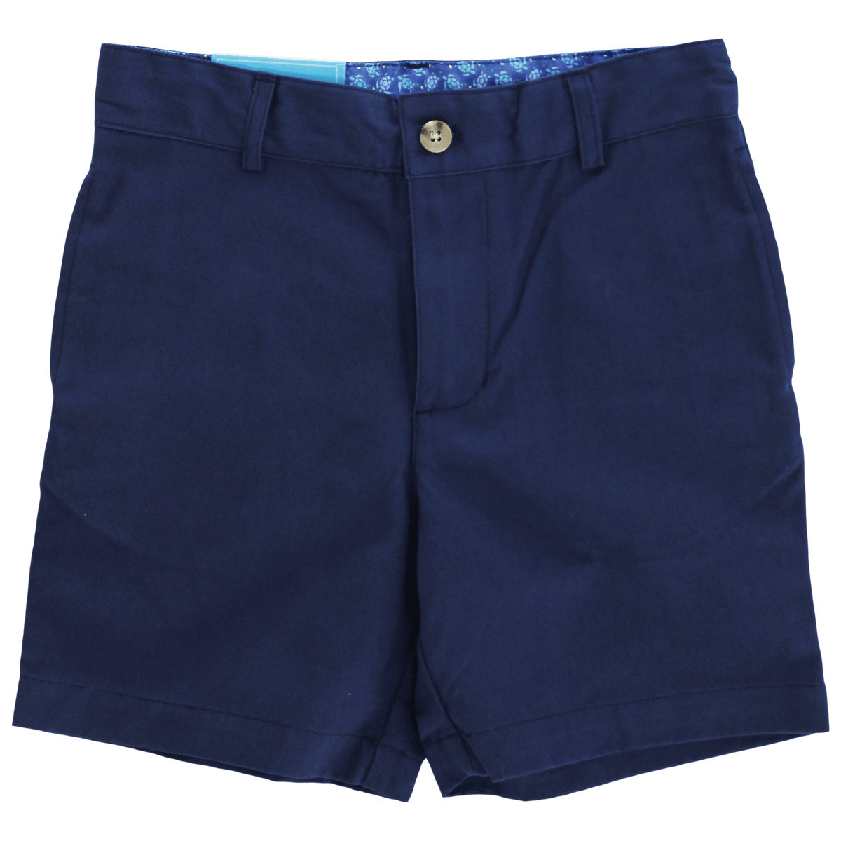 Pete Cotton Twill Shorts in Navy