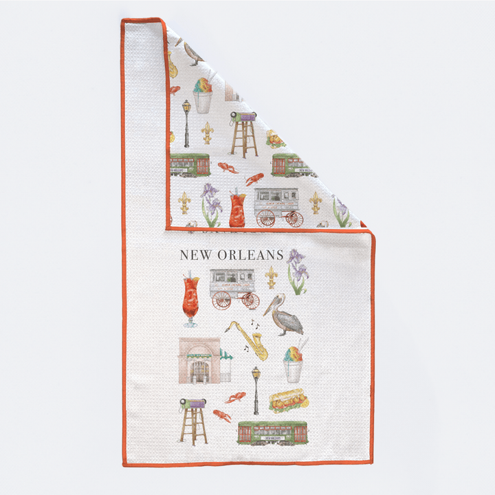 Nola Tawk New Orleans Icons Kitchen Towel - Little Miss Muffin Children & Home