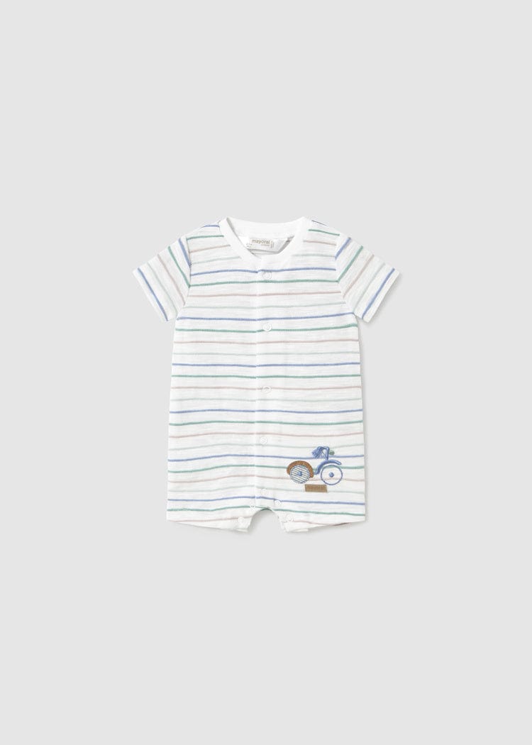 Mayoral Usa Inc Mayoral Short Sleeve Romper, 2 Styles Available - Little Miss Muffin Children & Home