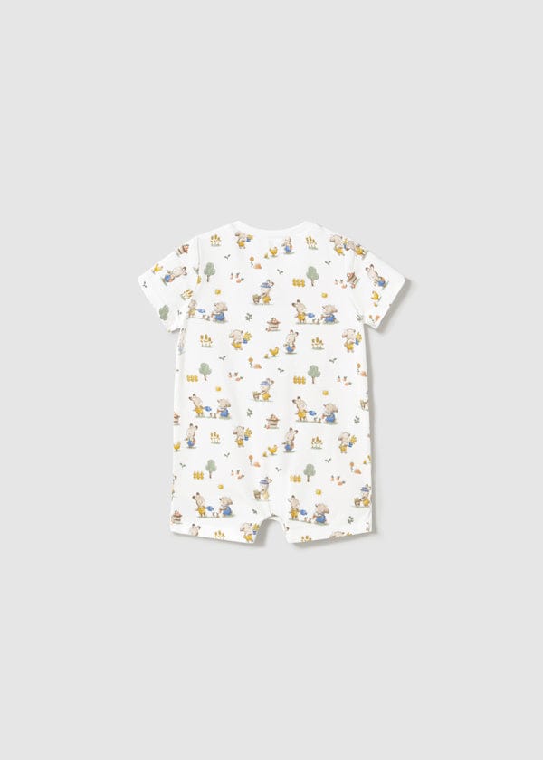 Mayoral Usa Inc Mayoral Short Sleeve Romper, 2 Styles Available - Little Miss Muffin Children & Home