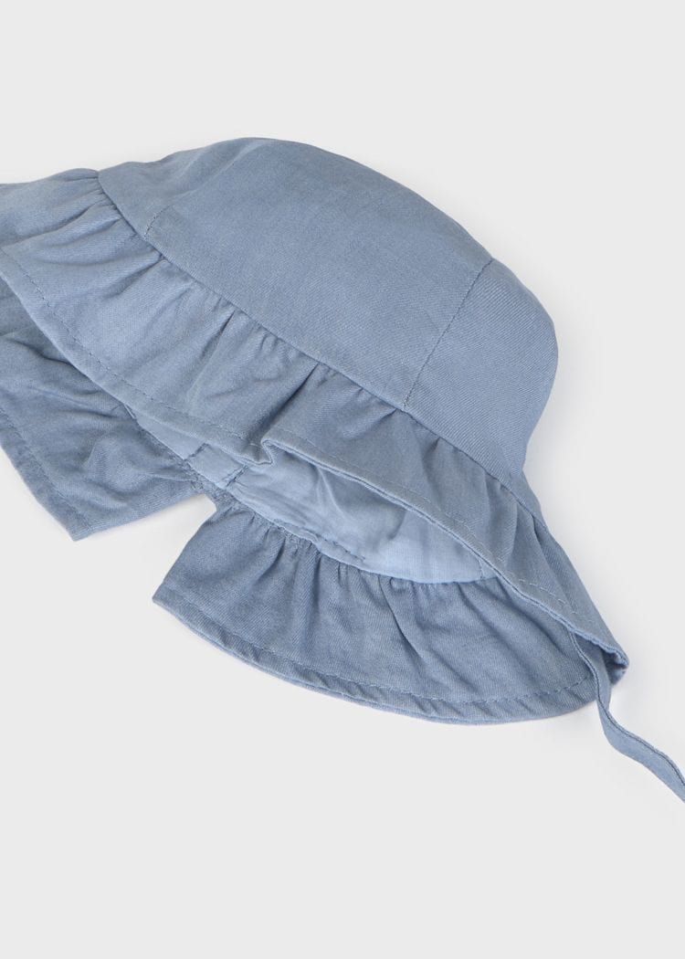 Mayoral Usa Inc Mayoral Newborn Bow Bucket Hat in Bluestone - Little Miss Muffin Children & Home