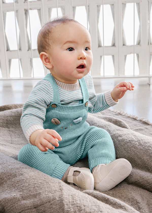 Mayoral Usa Inc Newborn Overalls & Sweater Set, 2 Colors Available - Little Miss Muffin Children & Home