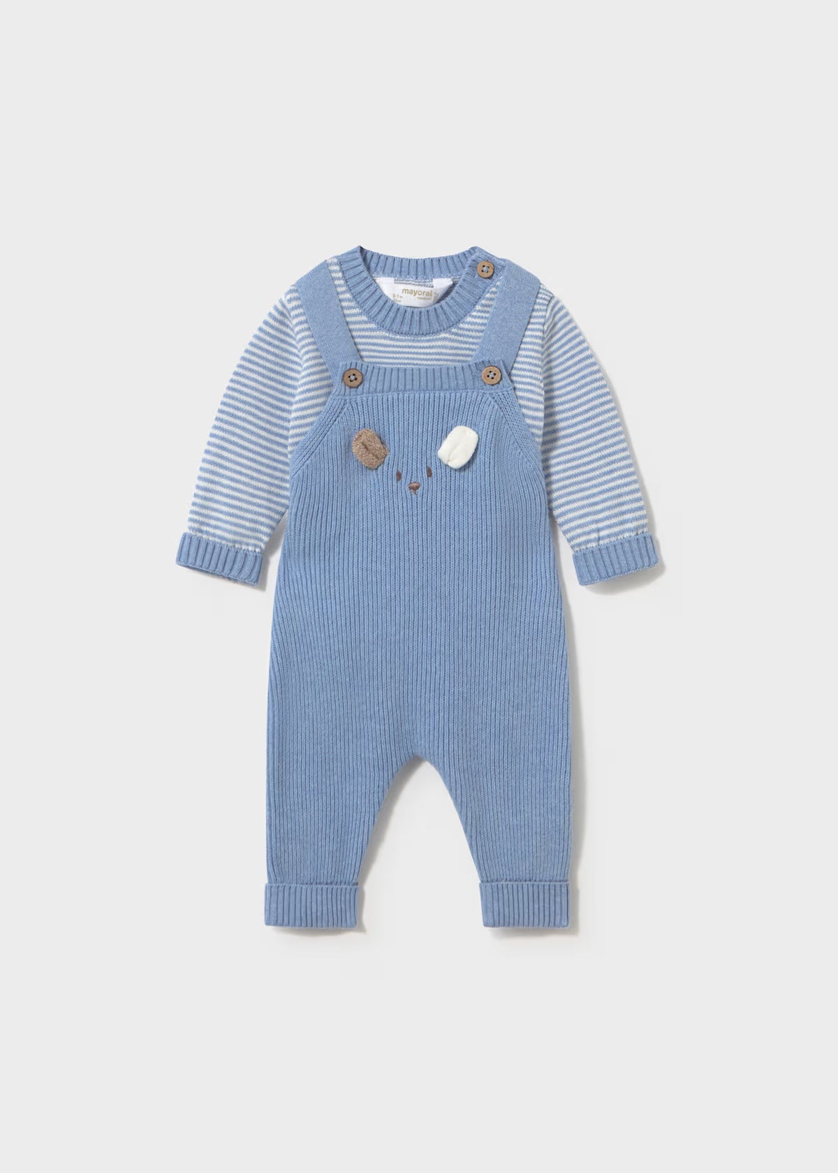 Mayoral Usa Inc Newborn Overalls & Sweater Set, 2 Colors Available - Little Miss Muffin Children & Home