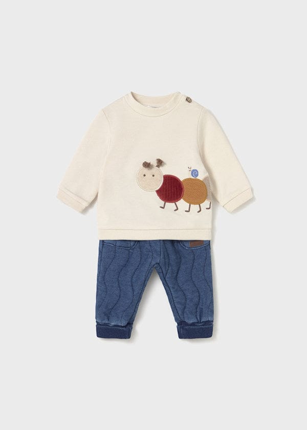Mayoral Usa Inc Newborn 2 Piece Quilted Pants Set - Little Miss Muffin Children & Home