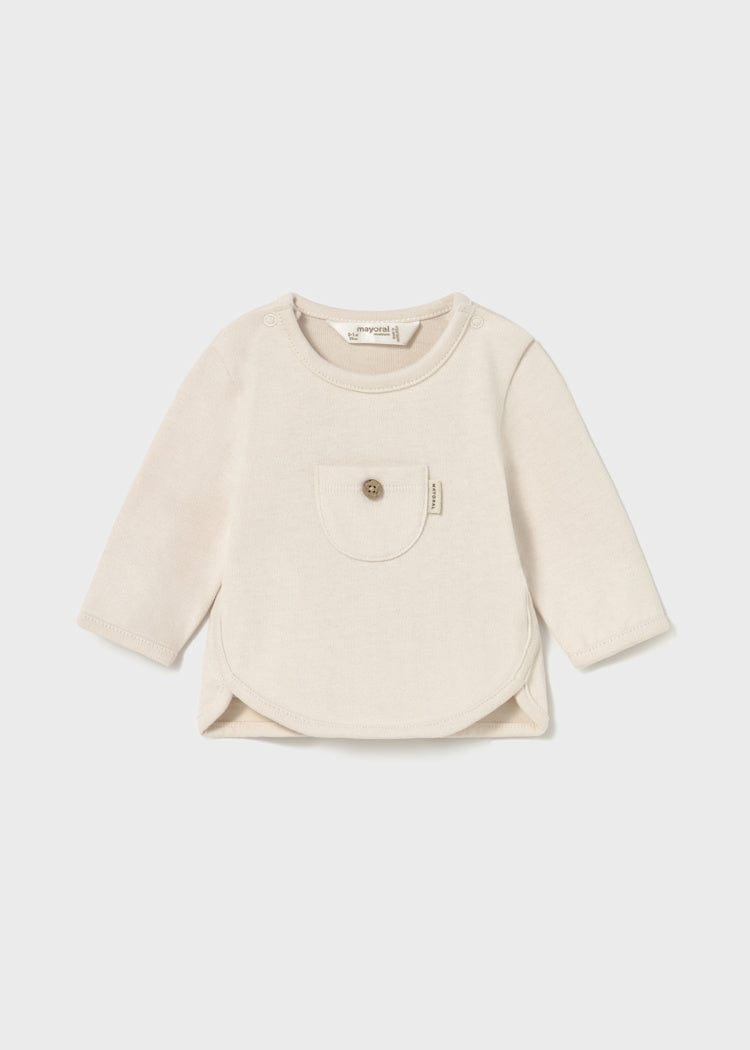 Mayoral Usa Inc Newborn Long Sleeve T-Shirt with Center Pocket - Little Miss Muffin Children & Home