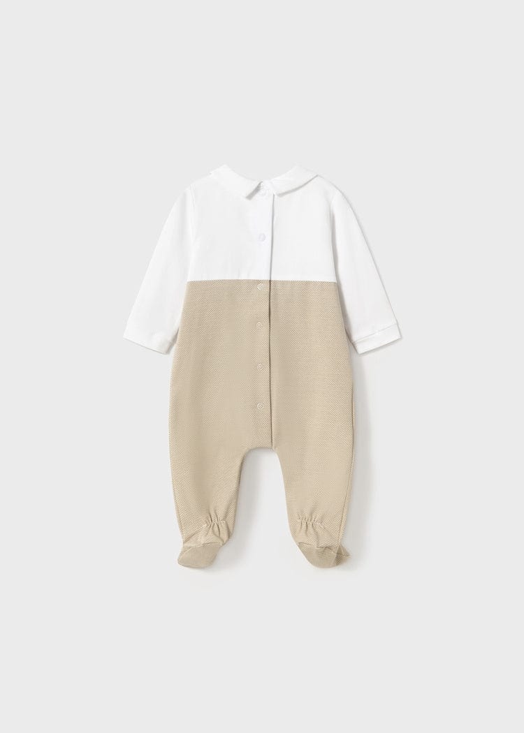 Mayoral Usa Inc Mayoral Dressy Collared Long Romper - Little Miss Muffin Children & Home