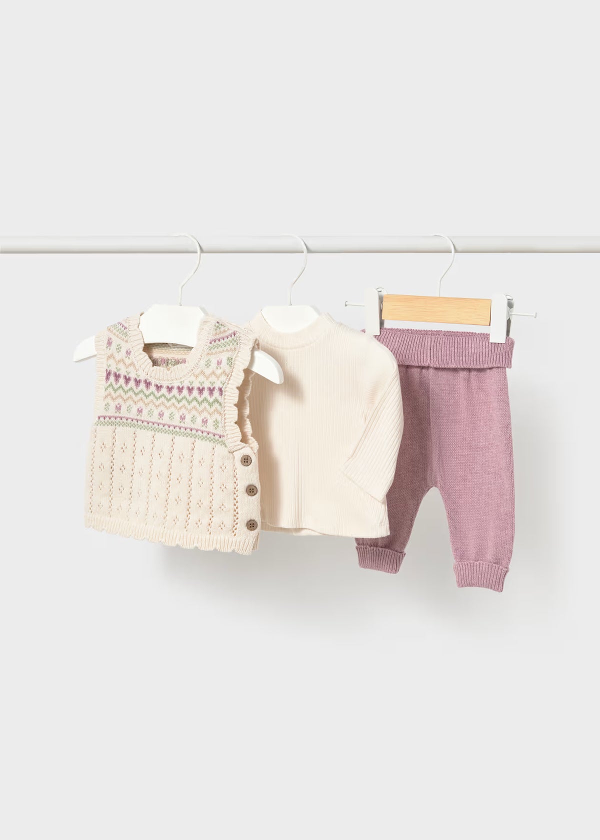 Mayoral Usa Inc Newborn 3-Piece Knit Set - Little Miss Muffin Children & Home