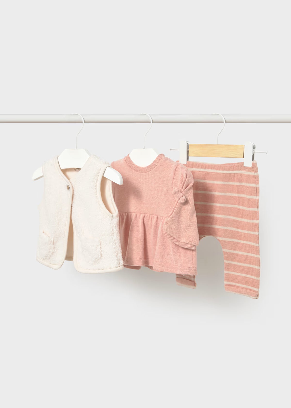 Mayoral Usa Inc Newborn 3-Piece Knit Leggings & Vest Set - Little Miss Muffin Children & Home