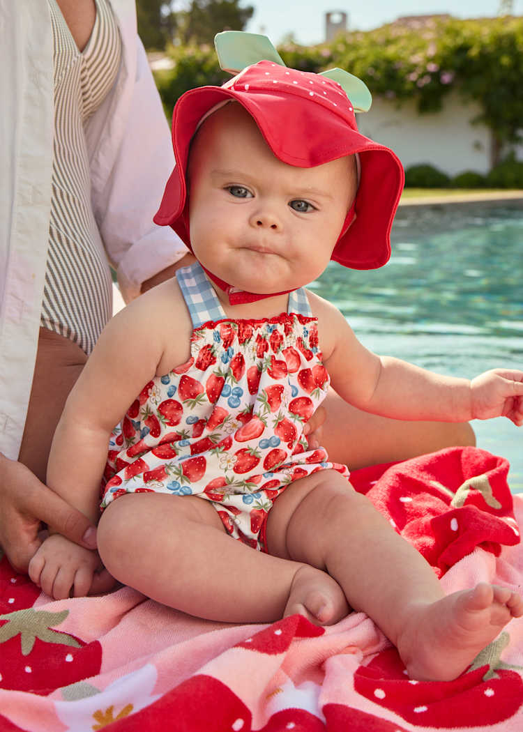 Newborn 3-Piece Swim Set with Sun Protection